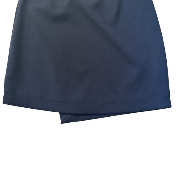 BANANA REPUBLIC Navy Blue Side Button Detail Mini Skirt Women's Sz 4 - Picture 6 of 9
